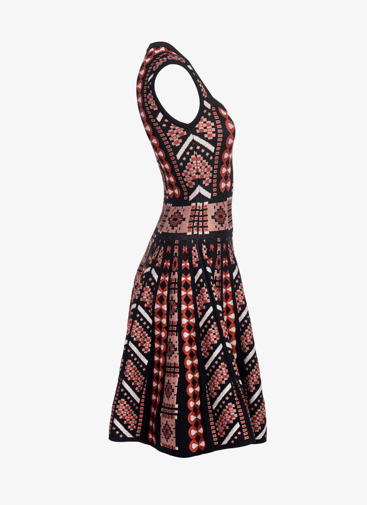 Dresses ALAÏA BOIS DE ROSE/BLACK DRESSES